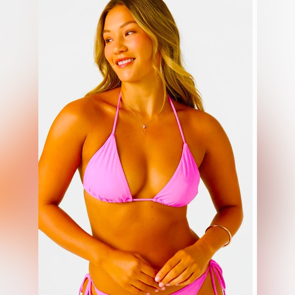 Peixoto ladies light bubblegum pink “Fifi” Bikini Top NWT! (Size M)